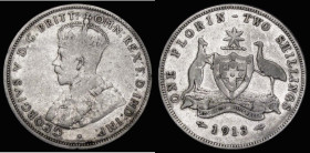 Australia Florin 1913 KM#27 VG or slightly better, Rare