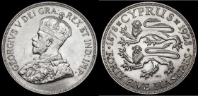 Cyprus 45 Piastres 1928 KM#19 NEF