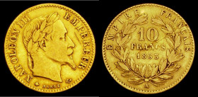 France 10 Francs 1863A Fine with some scratches