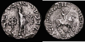 Indo-Scythian Billon Tetradrachm Maues II (90-57BC) Taxila Mint, 8.29 grammes, good Fine