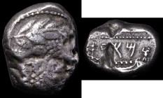 Phoenicia, Arados Ar Stater (c.348/7 to 339/8 BC) Obverse: Laureate head of Ba'alwad right, Reverse: galley right, 10.30 grams, Sear 5972, Bold Fine o...