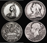 Queen Victoria Golden Jubilee 1887 41mm diameter in White Metal by J. Ottley, Obverse: Crowned, veiled and draped bust left, TO COMMEMORATE THE JUBILE...