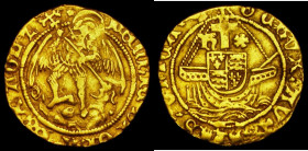 Half Angel Henry VII S 2190 about VF a rare seldom offered type (2.5 grams)