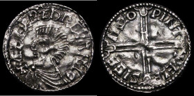 Penny Aethelred II Long Cross type, S.1151 Winchester Mint, moneyer Aelfsige , 1.67 grammes, About VF with some double striking on the obverse