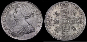 Crown 1707 Roses and Plumes, SEXTO edge, ESC 102, Bull 1343, About EF/EF with some light haymarking, a most attractive example