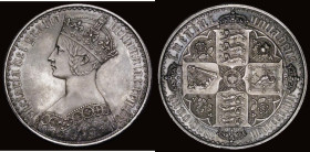 Crown 1847 Gothic ESC 288, Bull 2571, EF, the obverse field with only very minor nicks, attractively toned, the Gothic type continues to be a very pop...