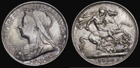 Crown 1900 LXIII ESC 318, Bull 2608, Davies 533, dies 3E, NVF cleaned and almost fully retoned