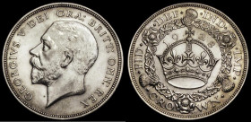 Crown 1928 ESC 368, Bull 3633, EF lightly cleaned, now with some gold tone in places