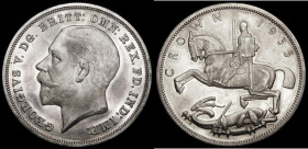Crown 1935 Raised Edge Proof ESC 378, Bull 3655 UNC retaining some original mint brilliance