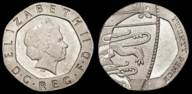Decimal Twenty Pence undated mule (2008) S.G4 GVF the obverse with some hairlines