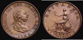 Farthing 1799 Peck 1279 GVF