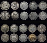 Sixpences (24) a wide variety Anne to George VI mixed grades many in higher grades