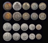 Brazil (17) 1000 Reis 1860 and 1866, 500 Reis 1856 and 1889 (2), 200 Reis 1867, 40 Reis 1889 along with 2000 Reis 1924 and 1939, 1000 Reis 1922, ND(19...