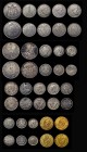 World an eclectic mix with 20th century silver, 19th century including North America and Europe and tokens (39) circulated grades one holed