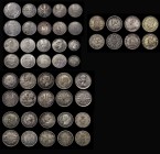 World in silver (39) minors to crowns including Queen Victoria mixed grades