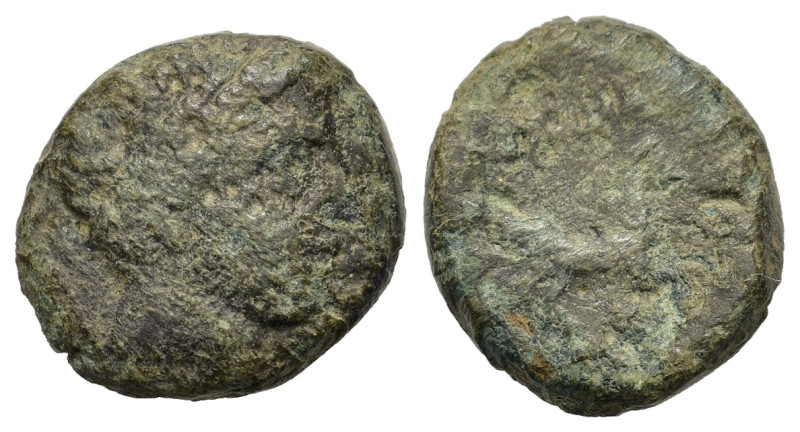 Kings of Macedon. Philip II(?) (359-336). Æ (14mm, 4.2g). Diademed head of Apoll...