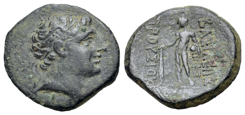 Kings of Bithynia, Prusias II Kynegos (182-149 BC). Æ (18mm, 3.10g, 12h). Head o...