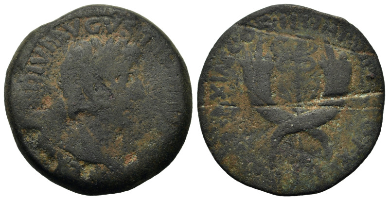 Tiberius (14-37). Commagene. Æ Dupondius (28,6mm, 13.4g). Laureate head r. R/ Wi...