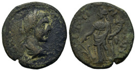 Severus Alexander (222-235). Uncertain mint. Æ (23,3mm, 7g). Laureate and draped bust r. R/ Homonoia standing l., holding rudder and cornucopia.
