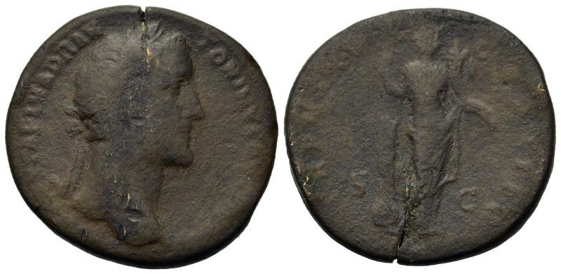 Antoninus Pius (138-161). Æ Sestertius (32,4mm, 19.8g). Rome, AD 151-152. Laurea...