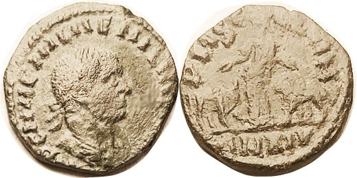 AEMILIAN, Viminacium Æ25, Moesia betw bull & lion, AN XIV; F-VF, minimally off-c...