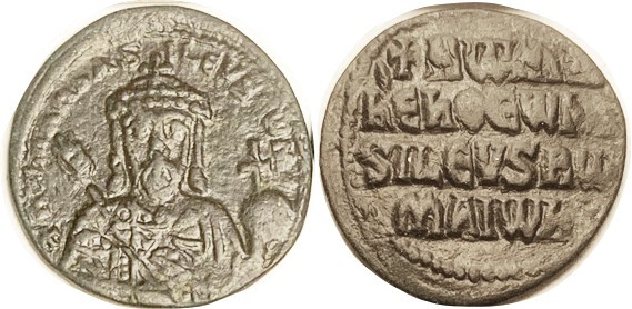 ROMANUS I, Follis, S-1760, Facg bust/4-line lgnd, F-VF, nrly centered, glossy da...