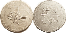 TURKEY, Ar Pias (Kurus) 1171/87, KM321.2, 39 mm, AVF, a bit softly struck but everything clear.