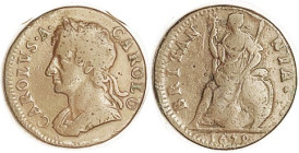 Charles II, Farthing 1679, scarcer date, Nice F, good brown surfaces, bold date. (A GF realized $126 + buyer fee, London Coins Auc 9/16.)