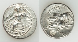 CILICIA. Tarsus. Mazaeus, as Satrap (361/0-334 BC). AR stater (25mm, 10.80 gm, 6h). Choice VF, countermark. B'LTRZ (Aramaic), Ba'altars seated left, h...