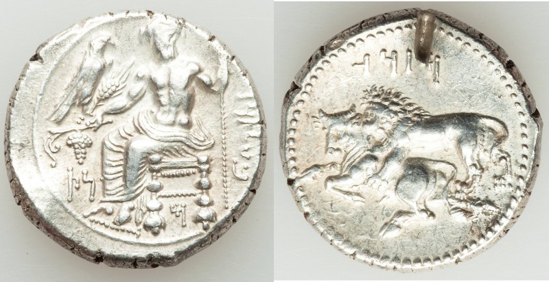 CILICIA. Tarsus. Mazaeus, as Satrap (ca. 361-328 BC). AR stater (23mm, 10.90 gm,...
