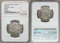 Orange. Frederick Henry (1625-1647) Teston ND AU53 NGC, KM69, PdA-4605. 29mm. 8.65gm. From the Engelen Collection of World Coinage

HID09801242017