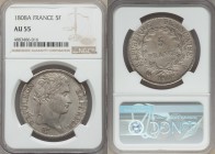 Napoleon 5 Francs 1808-A AU55 NGC, Paris mint, KM868.1. Lustrous surface draped in argent toning. From the Engelen Collection of World Coinage

HID098...