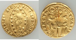Venice. Ludovico Manin (1789-1797) gold Zecchino ND Good XF (unevenly struck), KM755, Fr-1455. 21mm. 3.47gm. LVDOV • MANIN | S | • M | • V | E | N | E...