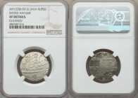 Java. British Administration Rupee AH 1228 (Erroneously Dated AH 1668 / 1813/14) XF Details (Cleaned) NGC, KM247a. British United East India Company i...