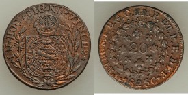 3-Piece Lot of Uncertified Assorted Issues, 1) Brazil: Pedro I 20 Reis 1825-C - VF, Cuiaba mint, KM375.1. 25mm. 5.43gm. 2) Bolivia: Republic 2 Centesi...