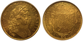 1692 Gold 5 Guineas Single Finest NGC MS 63