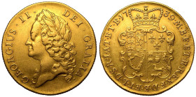 1739 Gold 2 Guineas Intermediate Head Very fine, edge tooled, hairlines