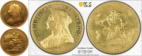 1893 Gold 5 Pounds (5 Sovereigns) Proof PCGS PR58