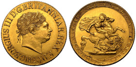 1820 Gold Sovereign Open 2 Good Extremely Fine