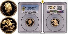 1992 Gold Sovereign Proof PCGS PR70 DCAM