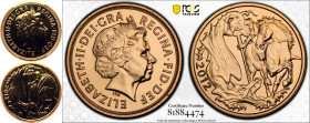 2012 Gold Sovereign Diamond Jubilee Equal-finest PCGS MS68