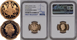 2022 Gold Sovereign Platinum Jubilee Proof NGC PF 70 ULTRA CAMEO Box & COA