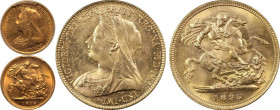 1895 Gold Half-Sovereign PCGS MS64