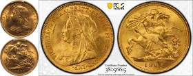 1901 Gold Half-Sovereign PCGS MS64