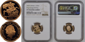 2020 Gold Half-Sovereign George III privy mark Proof NGC PF 70 ULTRA CAMEO
