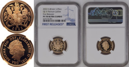 2022 Gold Half-Sovereign Platinum Jubilee Proof NGC PF 70 ULTRA CAMEO Box & COA