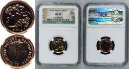 2014 I Gold Half-Sovereign NGC MS 70