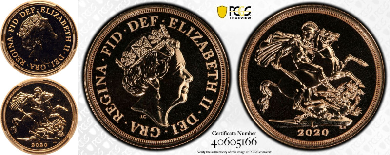 MS69 | INDIA. Elizabeth II, 1952-2022. 
Gold Sovereign, 2020 I. Struck in New D...