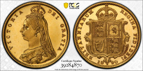 1890 M Gold Half-Sovereign Pattern Proof Single Finest PCGS PR65 CAM - Key date and true rarity of the Australian series