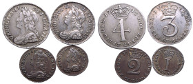 1743 Silver Maundy Set